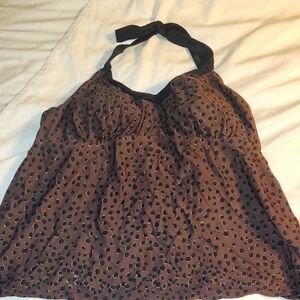 Xhiliration Tankini Swimsuit Top Size 22W